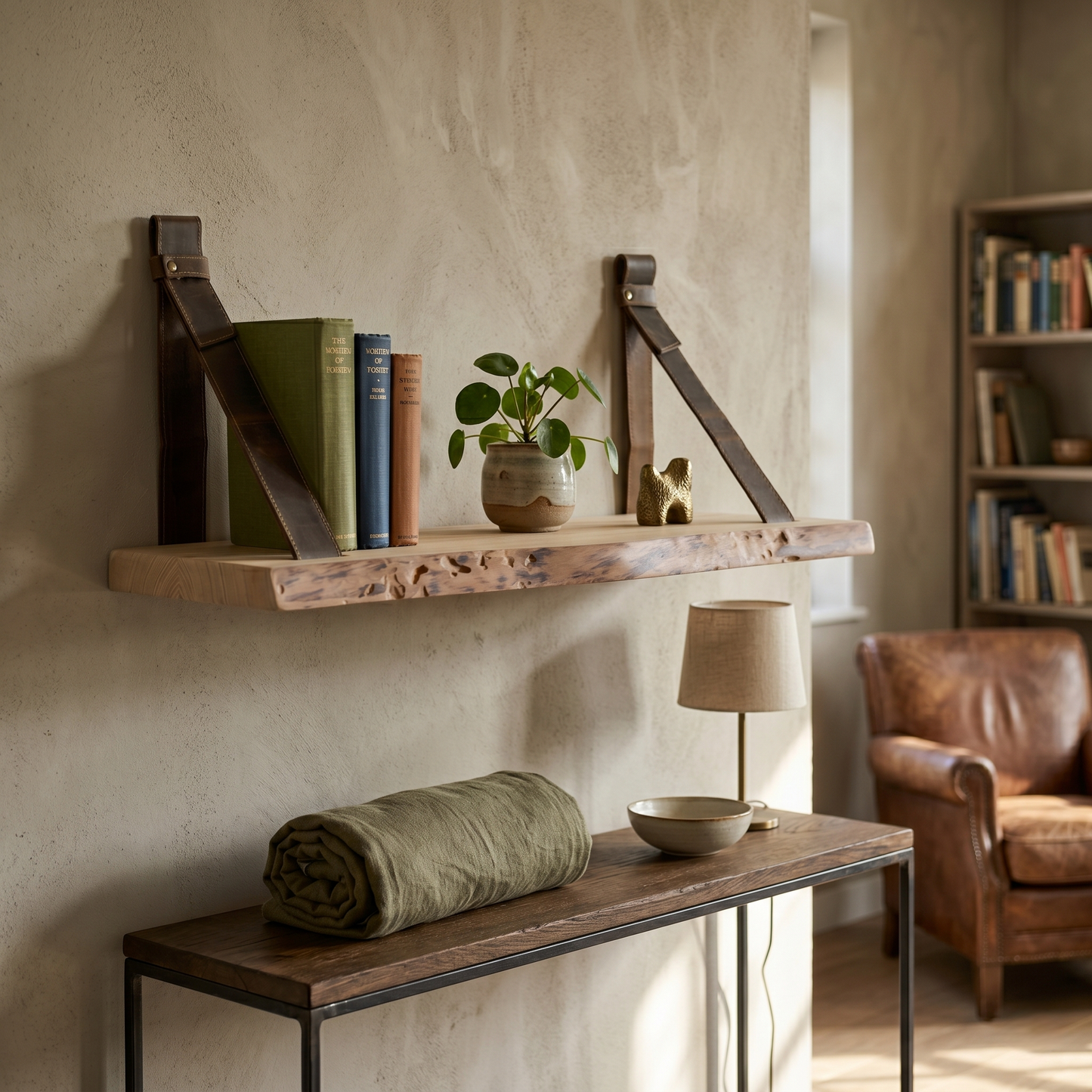 wandplank-met-leren-riemen-tobacco,https://cdn.shopify.com/s/files/1/0993/7508/7880/files/Vse_foto_-_1_iz_1_8.png?v=1777559915,Wandplank tobacco — sfeerbeeld interieur | Bolikson

